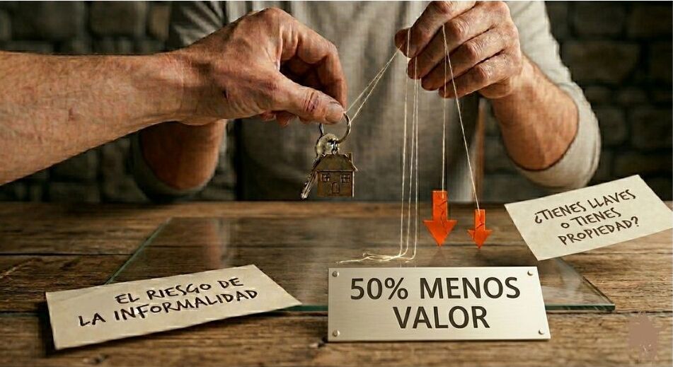 Sin escrituras tu casa vale menos