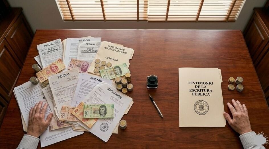 Sin escritura es más caro